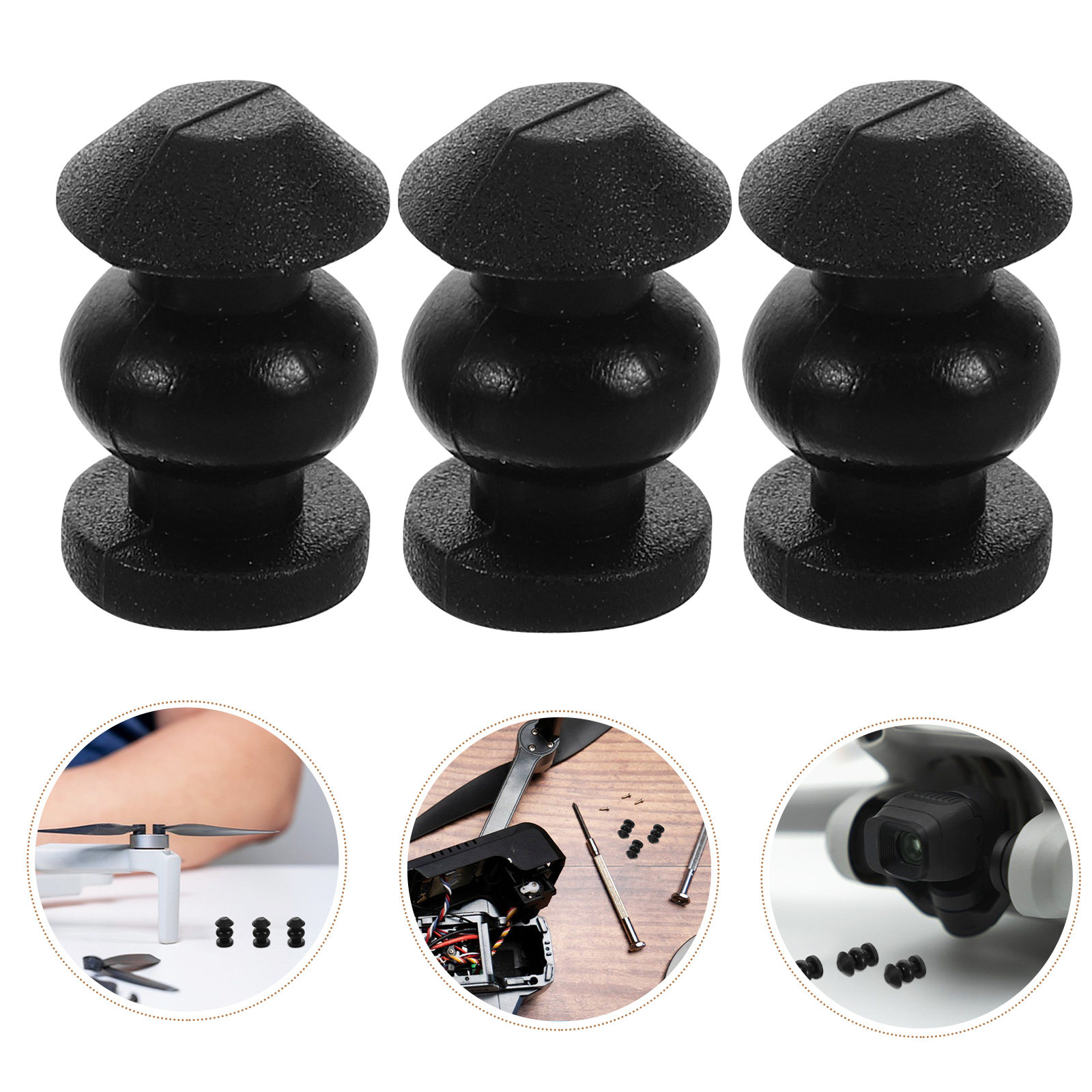 Drone Gimbal Dampener - 10 шт. универсальных силиконовых резиновых амортизирующих