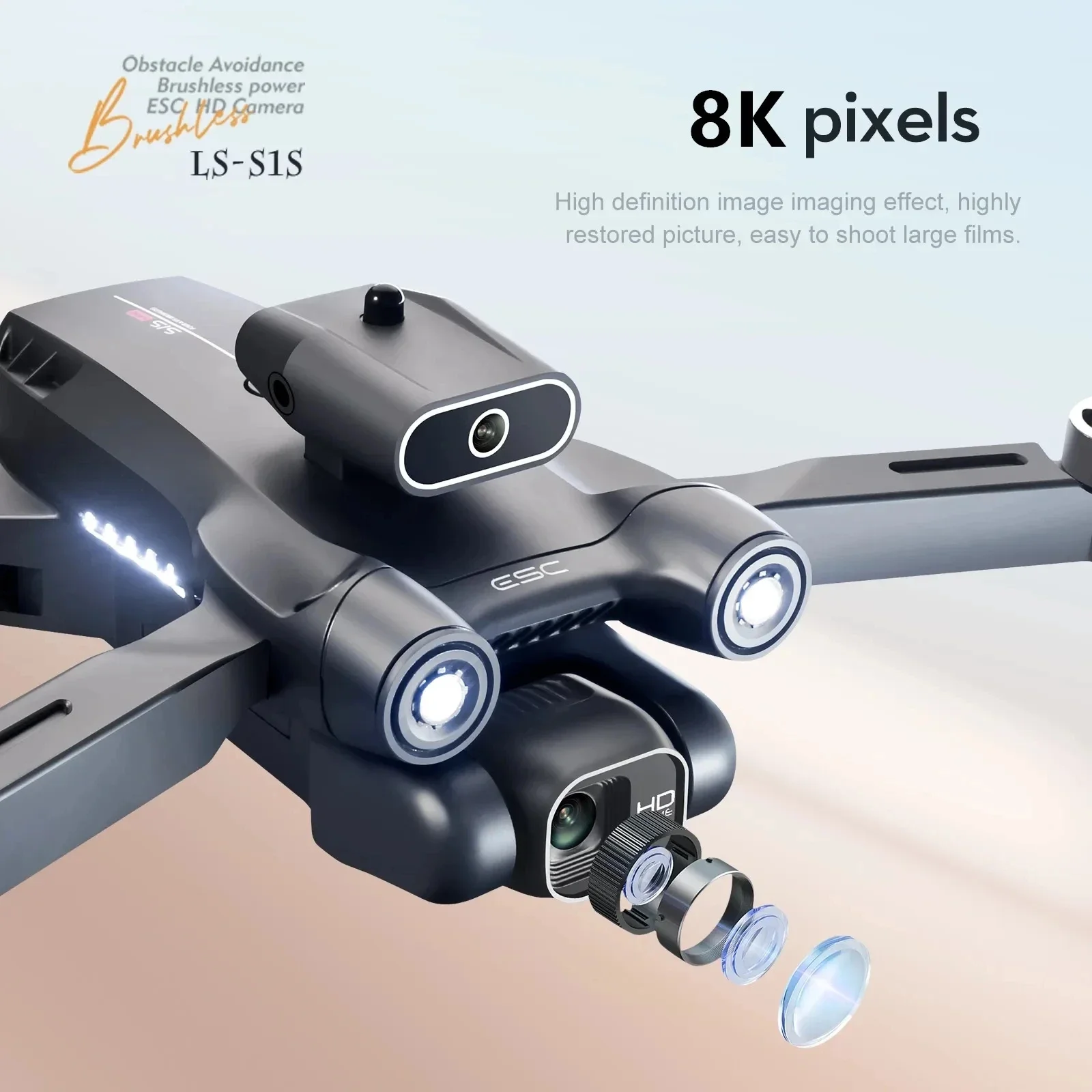 Новинка, камера для дрона S1S, – обзор и цена Drone Gimbal Brushless