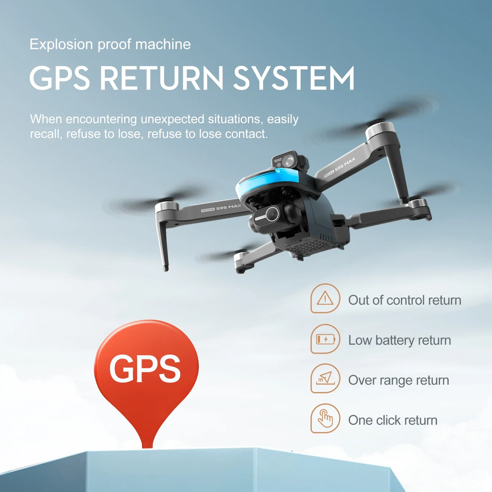 НОВЫЙ S9S MAX MINI Drone 4K 2- – обзор и цена Drone Gimbal Case