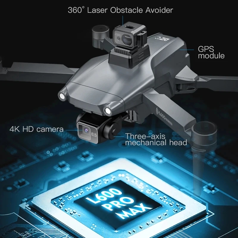 L600 PRO MAX GPS Дрон Професси – обзор и цена Drone Gimbal Case