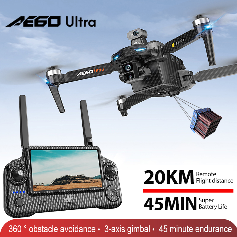 AE60 GPS Дрон Профессиональная – обзор и цена Drone Gimbal 3 Axis
