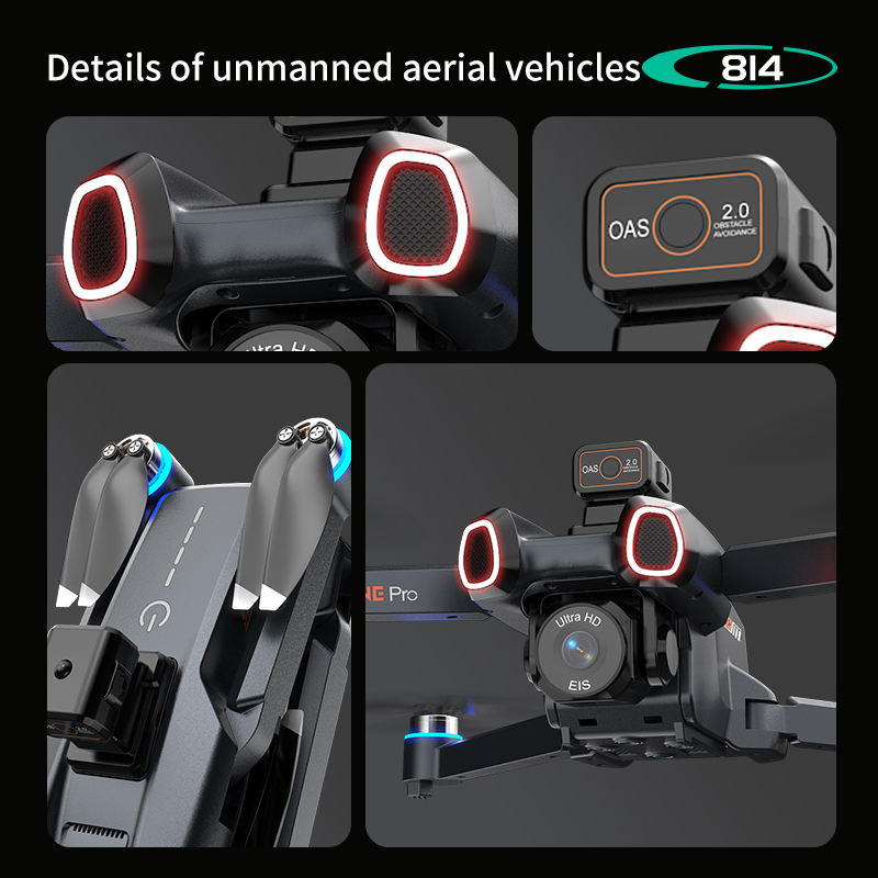 Профессиональный дрон 814 с ка – обзор и цена Drone Gimbal 2 Axis