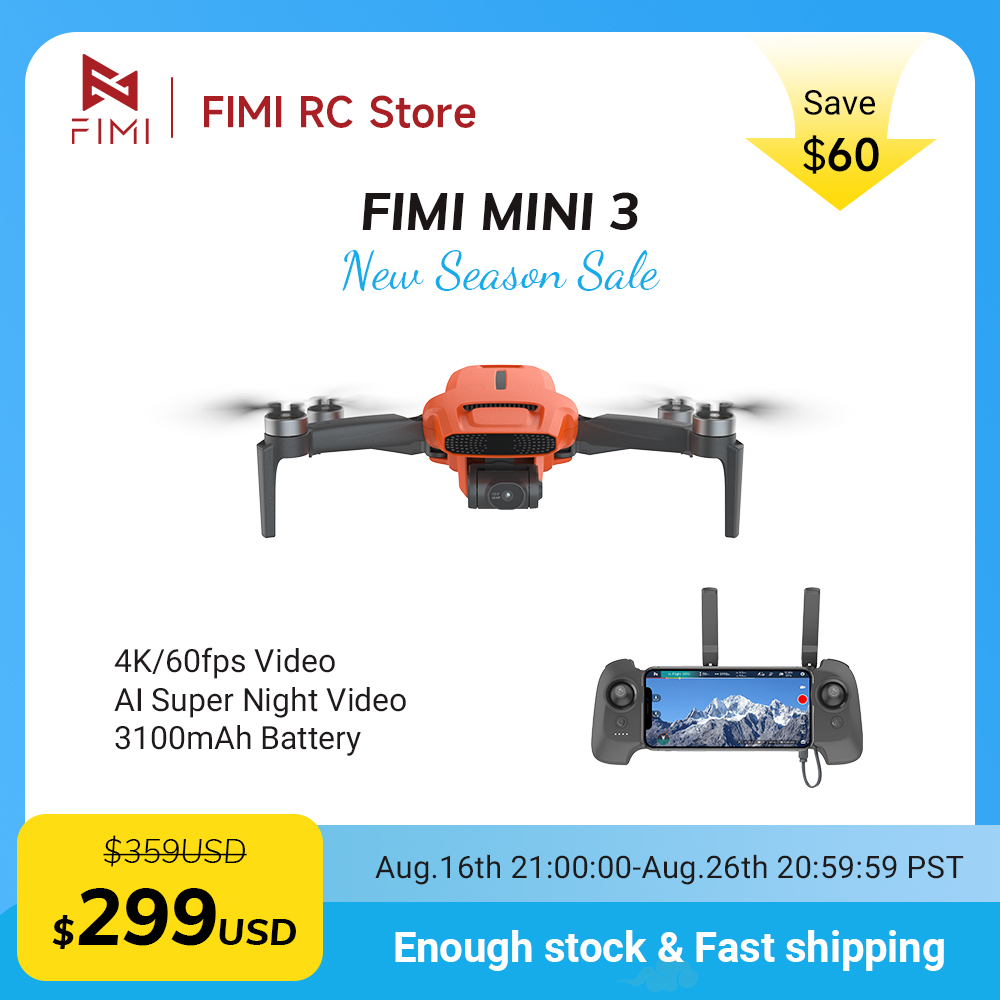 Дрон FIMI MINI 3 с камерой 4K  – обзор и цена Drone Gimbal 3 Axis